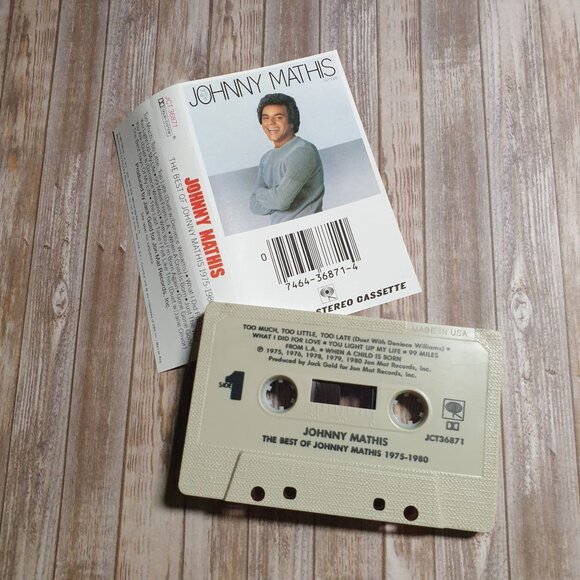 Vintage Cassette Tape The Best Of Johnny Mathis 1975 1980 Music Collection Album - Picture 3 of 3